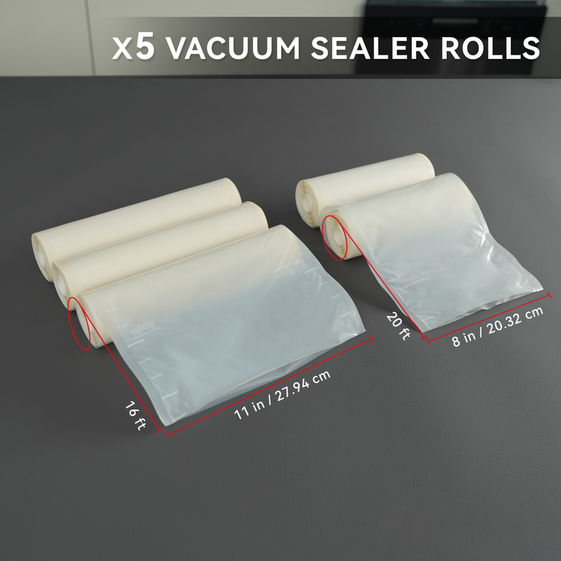 VestaEco Compostable Vacuum Seal Rolls - Combo Pack