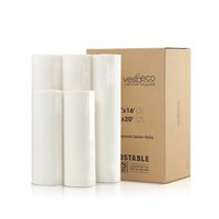 VestaEco Compostable Vacuum Seal Rolls - Combo Pack