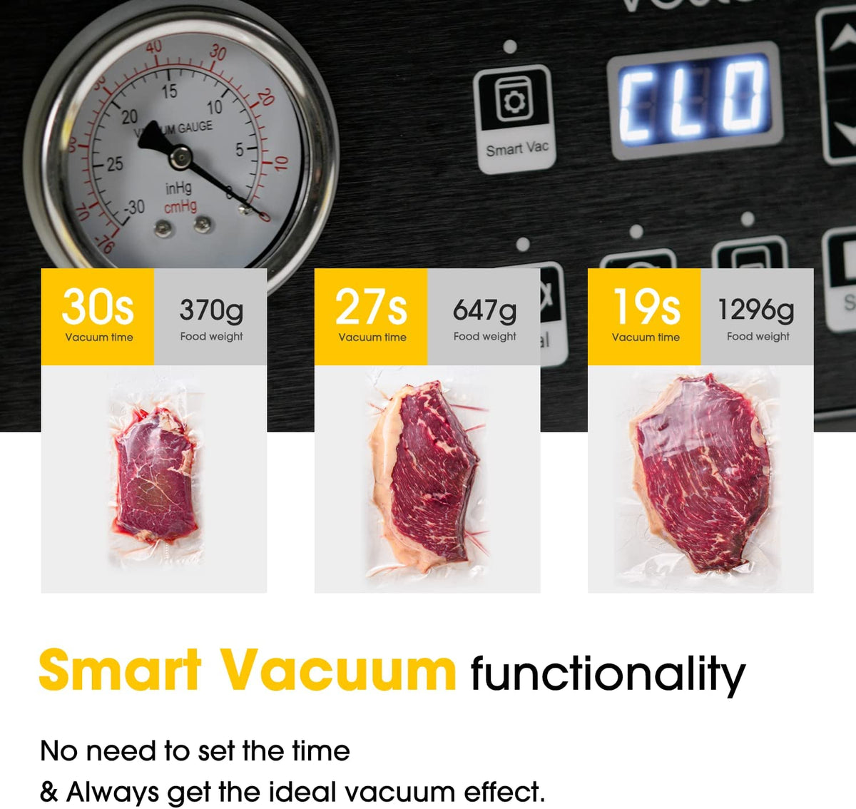 Vacuum Sealer  VacPak-It VMC10OP Chamber Vacuum Packaging Machine with 10  1/4 Seal Bar and Oil Pump - Yahoo Shopping