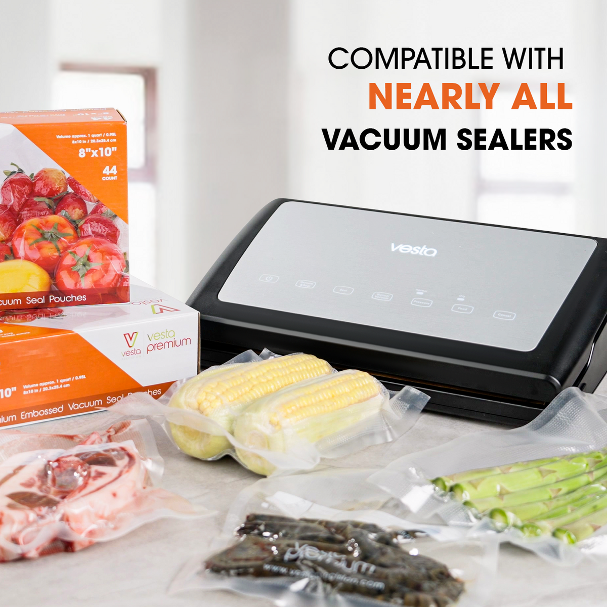 Vacuum Chamber Sealer Bags for Commercial Machine 3 Mil