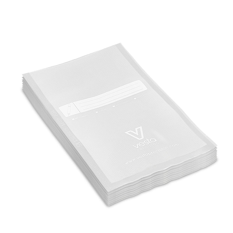 Vesta Reusable Handheld Sealer Pouches, Size: Gallon (11x16), Clear