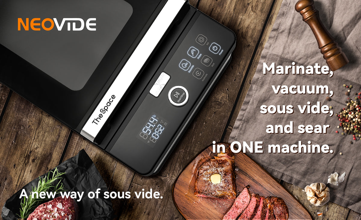 Neovide, a New-Generation Sous Vide Cooker, Waterless & Bagless