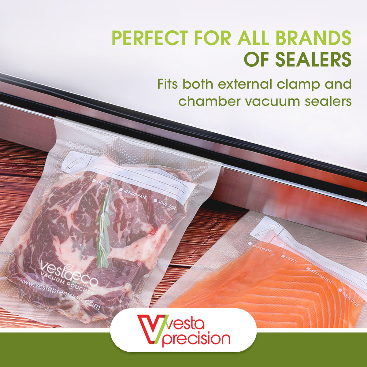 Freezer Vacuum Seal Bags - Sous Vide Bags